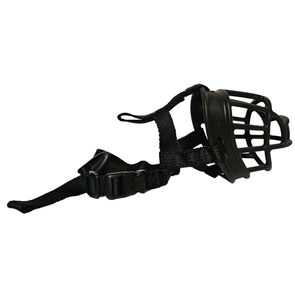 Baskerville Ultra Muzzle Size 2‎ Black Rubber Basket Dog Training QPVN002012US